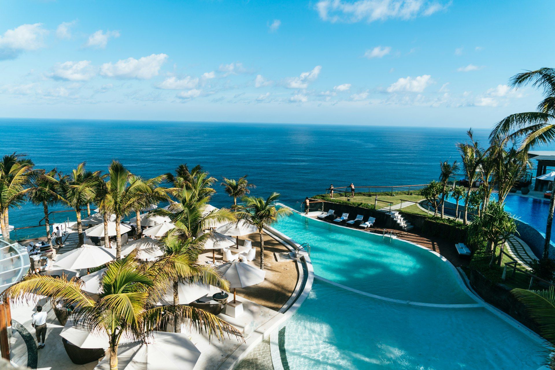 Clifftop infinity pool over the Andaman Sea